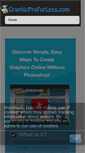 Mobile Screenshot of graphicproforless.com